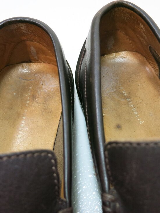 Banana Republic Handsewn Moccasin Leather Casual Comfort Footwear Shoes 11.5 D main image 2
